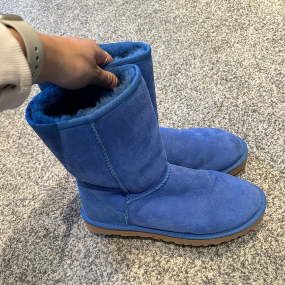 CUSTOM Blue UGGs Size 8 - Picture 3 of 6
